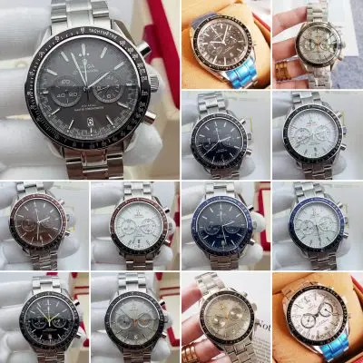 OMEGA Speedmaster 904l Stainless Steel Quartzl Watch 44MM — Omega