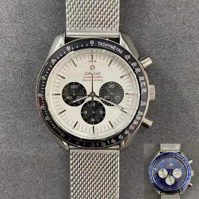 OMEGA Speedmaster 904l Stainless Steel Quartzl Watch 44MM — Omega