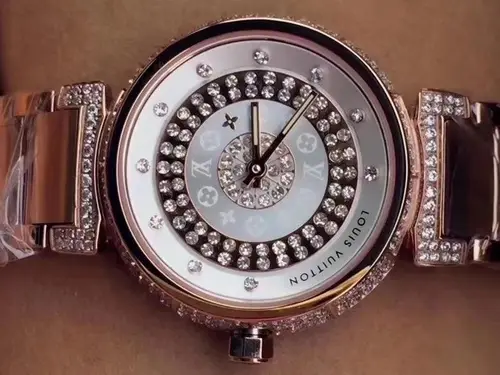 LOUIS VUITTON LV 904l Stainless Steel Quartz Watch 33MM — LOUIS VUITTON