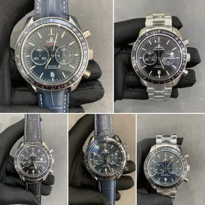 OMEGA Speedmaster 904l Stainless Steel Quartzl Watch 44MM — Omega