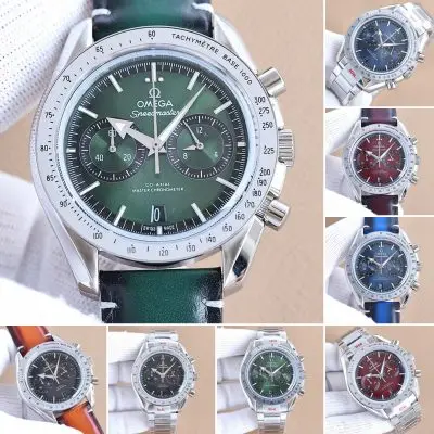 OMEGA Speedmaster 904l Stainless Steel Quartzl Watch 44MM — Omega