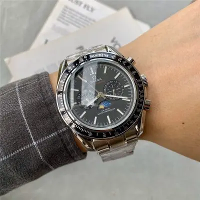 OMEGA Speedmaster 904l Stainless Steel Automatic Mechanical Watch 43MM — Omega