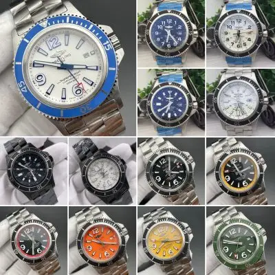 BREITLING 904l Stainless Steel Automatic Machine Watch 46MM — Breitling