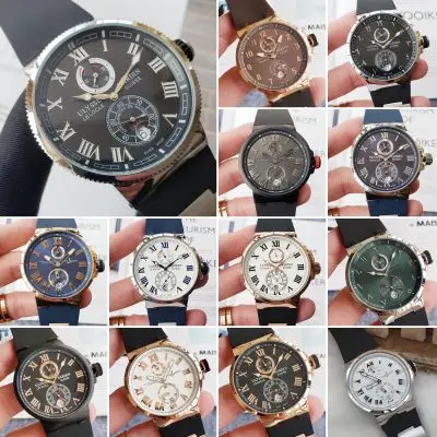 Ulysse Nardin 904l Stainless Steel Automatic Machine Watch 44MM — Ulysse Nardin