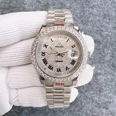 Rolex DayDate 904l Stainless Steel Automatic Mechanical Watch 40mm — Rolex