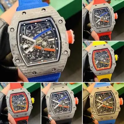 Richard Mille Carbon Fiber Automatic Machine Watch 39MM — Richard Mille