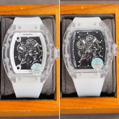 Richard Mille Transparent Shell Automatic Machine Watch 42MM — Richard Mille