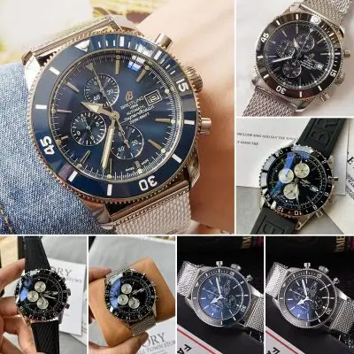 BREITLING 904l Stainless Steel Quartz Watch 46MM — Breitling