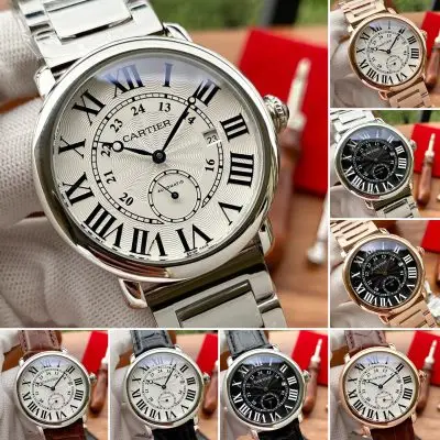 Cartier Ronde 904l Stainless Steel Automatic Mechanical Watch 40mm — Cartier