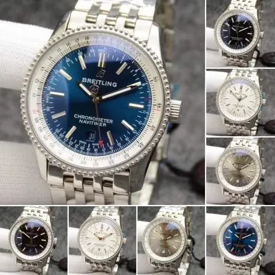 BREITLING 904l Stainless Steel Automatic Machine Watch 43MM — Breitling