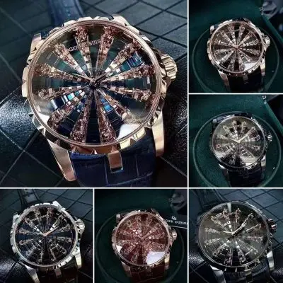 Roger Dubuis 904l Stainless Steel Automatic Machine Watch 46MM — Roger Dubuis