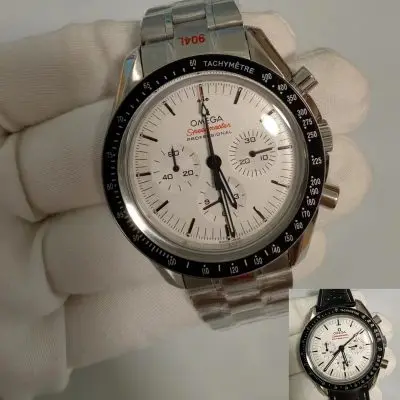 OMEGA Speedmaster 904l Stainless Steel Quartzl Watch 42MM — Omega