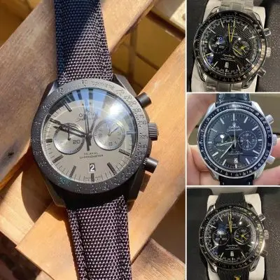 OMEGA Speedmaster 904l Stainless Steel Quartzl Watch 44MM — Omega