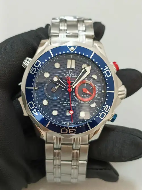 Omega 904l Stainless Steel Automatic Machine Watch 44MM — Omega