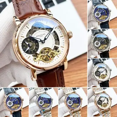 Patek Philippe Tourbillon 904l Stainless Steel Automatic Mechanical Watch 42MM — Patek Philippe
