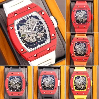 Richard Mille Carbon Fiber Automatic Machine Watch 42MM — Richard Mille