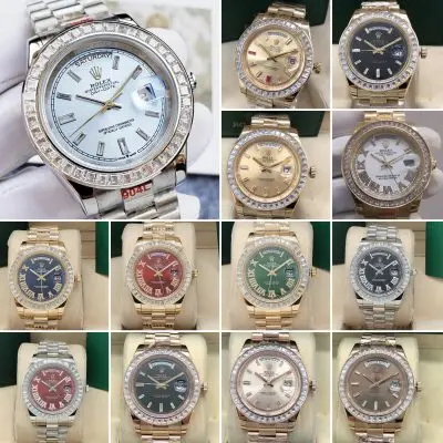Rolex DayDate 904l Stainless Steel Automatic Mechanical Watch 40mm — Rolex
