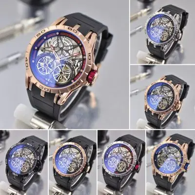 Roger Dubuis 904l Stainless Steel Automatic Machine Watch 46MM — Roger Dubuis